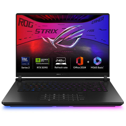 ASUS ROG STRIX SCAR 16, GAMING LAPTOP, INTEL CORE ULTRA 9 275HX, RTX 5090 GPU (32GB/2TB/40.64 CMS (16) 2.5K/WINDOWS 11 HOME/OFFICE HOME 2024 + M365 BASIC (1 YEAR VALIDITY) G635LX-RW158WS