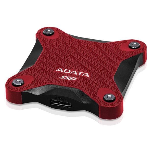 ADATA SD600Q 480GB Red Gen1 External Solid State Drive (SSD)