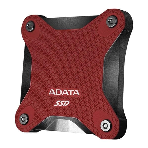 ADATA SD600Q 480GB Red Gen1 External Solid State Drive (SSD)