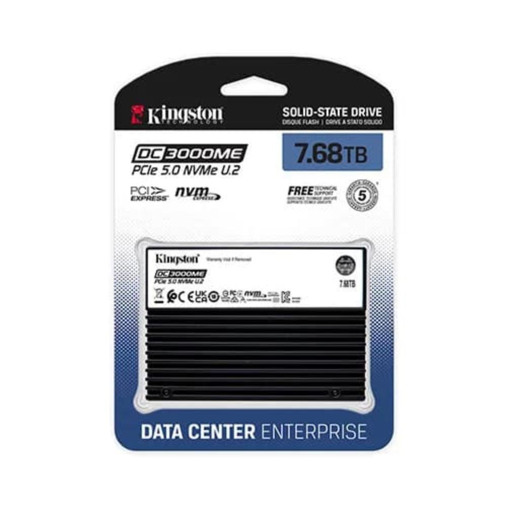 KINGSTON DC300ME 7.68TB U.2 NVMe Gen5 Enterprise Solid State Drive ( SSD )
