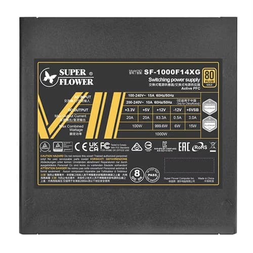 SUPER FLOWER Leadex VII XG 1000W 80 plus Gold Fully Modular ATX 3.1 Power Supply ( 1000W )