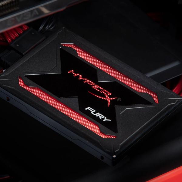 HYPERX Fury RGB 480GB 2.5 SATA SATA 3 Solid State Drive (SSD)