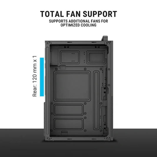 ANT ESPORTS SI28 ATX Mid Tower Cabinet ( Black )