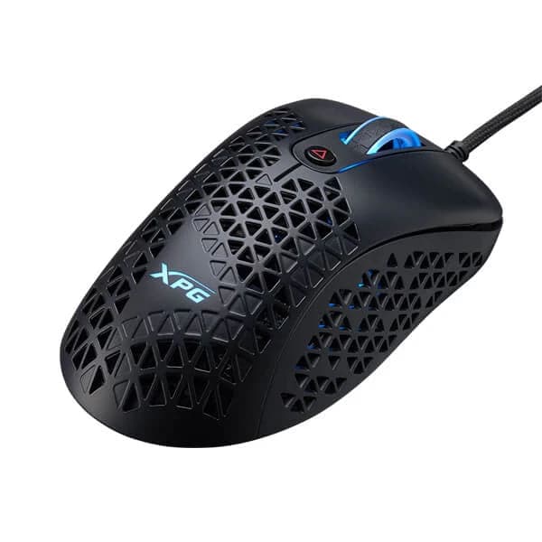 ADATA XPG Slingshot Wired Ergonomic RGB Gaming Mouse ( SLINGSHOT-BKCWW ) (12000DPI / 6 Macro Buttons) ( Black )