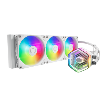 COOLER MASTER ML360 ATMOS 360MM CPU LIQUID COOLER WHITE (MLX-D36M-A25PZ-RW)