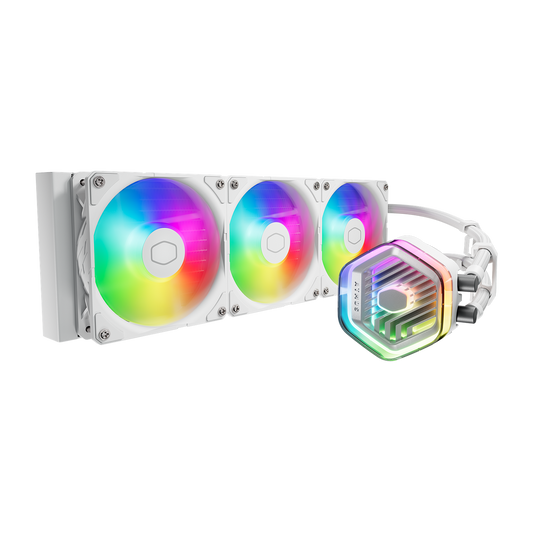 COOLER MASTER ML360 ATMOS 360MM CPU LIQUID COOLER WHITE (MLX-D36M-A25PZ-RW)