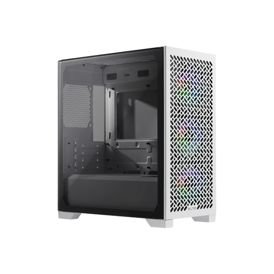 COOLER MASTER ELITE 302 WHITE ARGB M-ATX MINI TOWER CASE