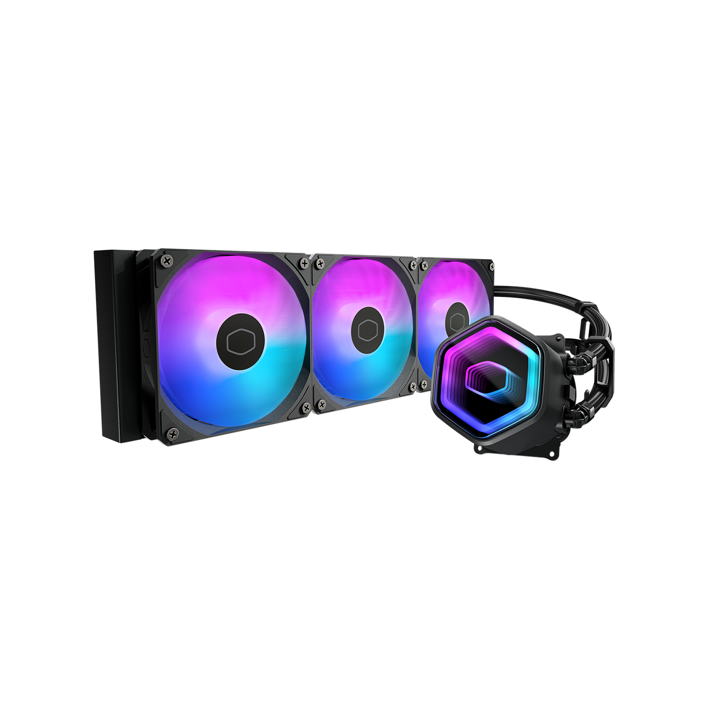 COOLER MASTER MASTERLIQUID 240 CORE II ARGB LIQUID CPU COOLER -BLACK MLW-D24M-A18PA-R1