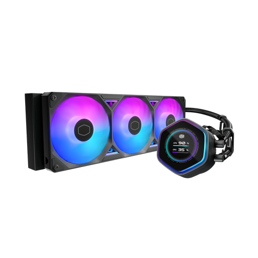 COOLER MASTER MASTERLIQUID ML360 ATMOS II LCD ARGB BLACK FAN