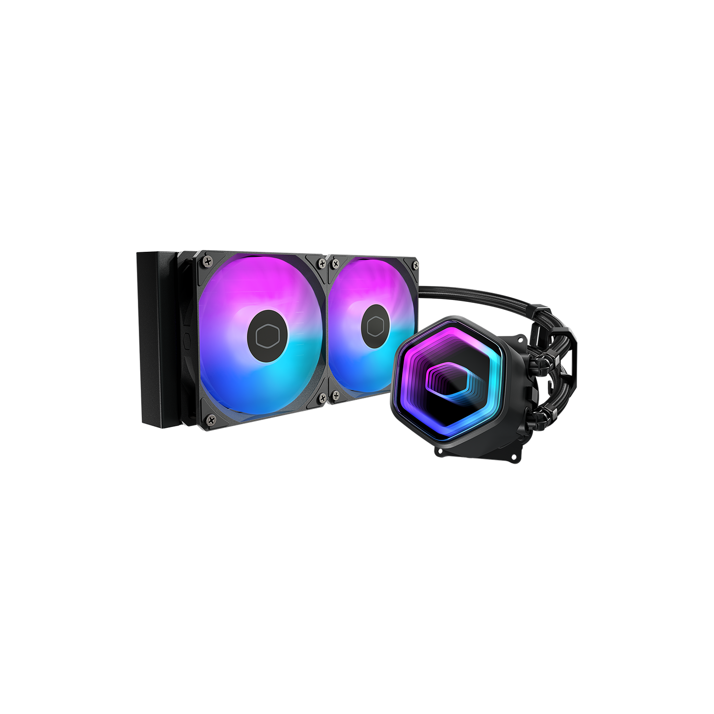 COOLER MASTER MASTERLIQUID 240 CORE II ARGB LIQUID CPU COOLER -BLACK MLW-D24M-A18PA-R1