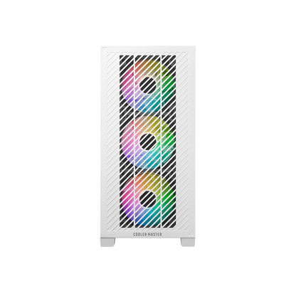 COOLER MASTER ELITE 301 ARGB (M-ATX) MINI TOWER CABINET (WHITE)