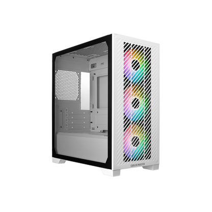 COOLER MASTER ELITE 301 ARGB (M-ATX) MINI TOWER CABINET (WHITE)