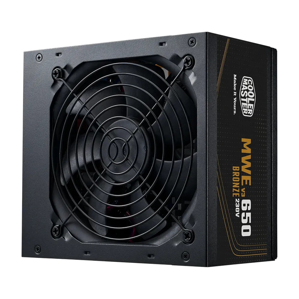 COOLER MASTER MWE 650W V3 80 Plus Bronze Non Modular ATX 3.1 Power Supply