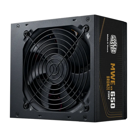 COOLER MASTER MWE 650W V3 80 Plus Bronze Non Modular ATX 3.1 Power Supply