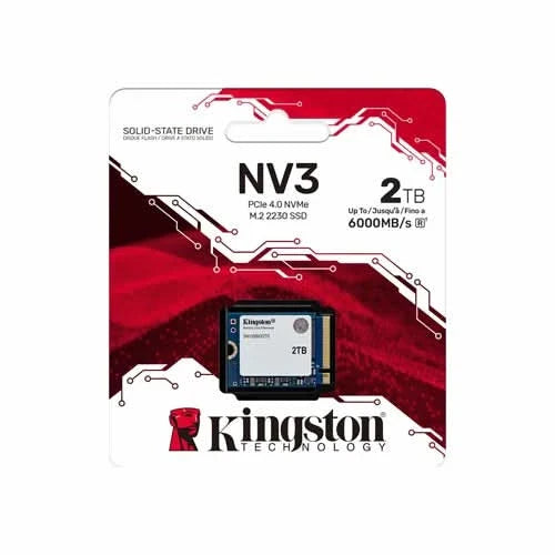 Kingston NV3 2TB NVMe M.2 2230 Gen4 SSD SNV3SM3/2T0