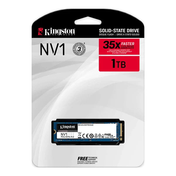 KINGSTON NV1 1TB M.2 NVME Gen3 Internal Solid Drive ( SSD )