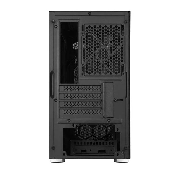 SILVERSTONE FARA H1M Tempered Glass MATX Mini Tower Cabinet (Black)