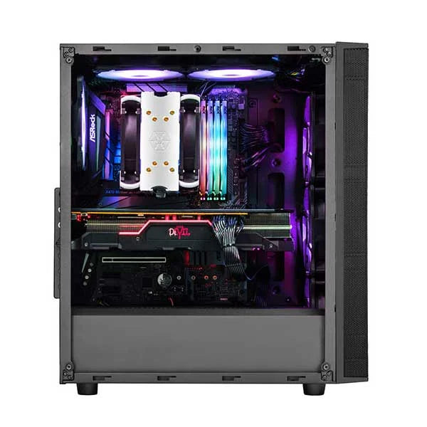 SILVERSTONE FARA R1 Tempered Glass ATX Mid Tower Cabinet (Black)