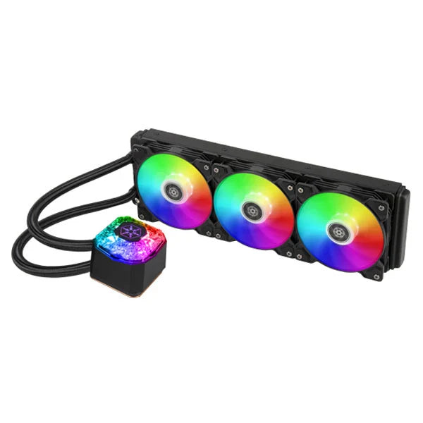 SILVERSTONE Ice Gem 360 ARGB 360mm CPU Liquid Cooler (Black)