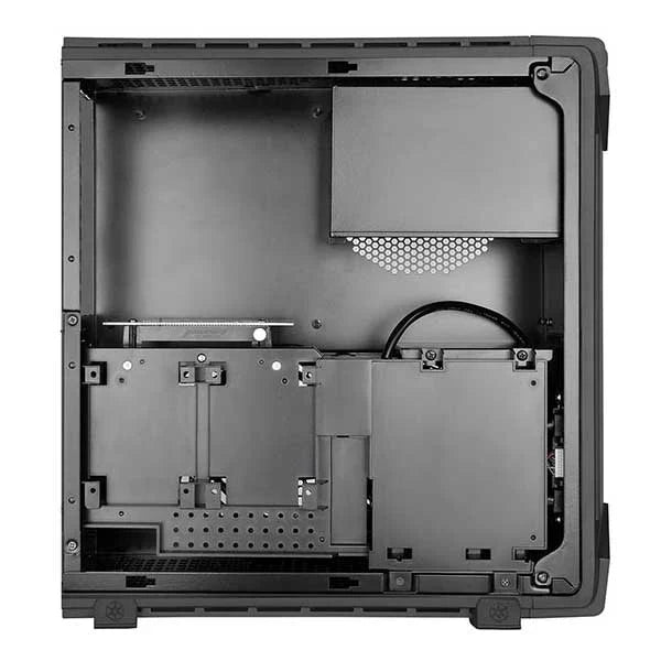 SILVERSTONE RVZ03-ARGB (SST-LD03B-AF) ITX Mini Tower Cabinet (Black)