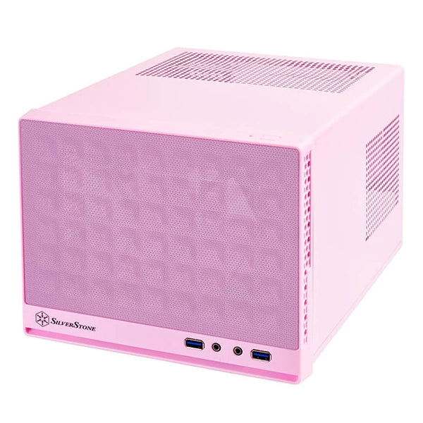 SILVERSTONE SG13 ITX Mini Tower Cabinet (Pink) (SST-SG13P)