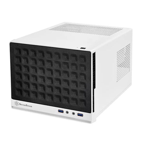 SILVERSTONE SG13 ITX Mini Tower Cabinet (SST-SG13WB) (White-Black)