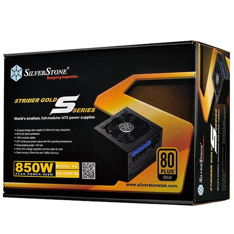SLIVERSTONE ST85F GS 850W 80+ Gold Fully Modular ATX 2.0 Power Supply