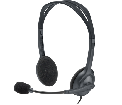 LOGITECH H111 WIRED STEREO HEADSET WITH MIC