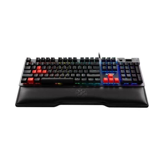 ADATA XPG Summoner Full Size RGB Mechanical Wired Gaming Keyboard (Gun-Metal Grey) (Cherry MX Silver) (Linear switch) ( SUMMONER-CHERRY-MX-RGB-SILVER)
