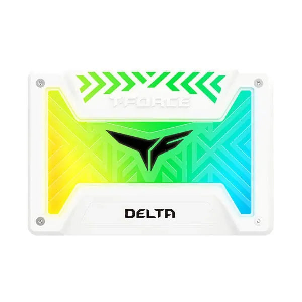 TEAMGROUP T-Force Delta RGB 500GB 2.5 SATA SATA 3 Solid State Drive (SSD) (White)