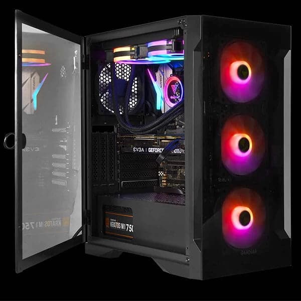 GAMDIAS Talos E2 Elite ARGB ATX Mid Tower Cabinet (Black)