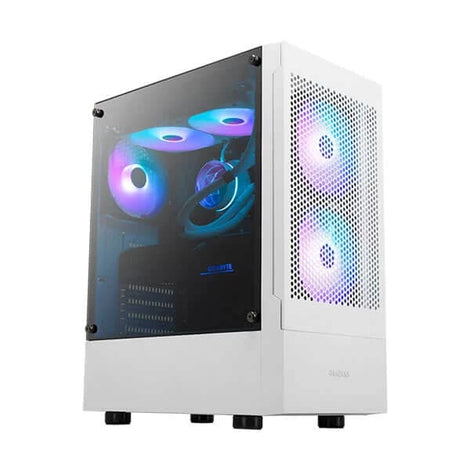 GAMDIAS Talos E3 Mesh ARGB ATX Mid Tower Cabinet (White)