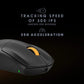 COSMIC BYTE Atlas Wireless Tri-Mode Ambidextrous Gaming Mouse ( Black ) ( 12000DPI / 5 Macro Buttons )