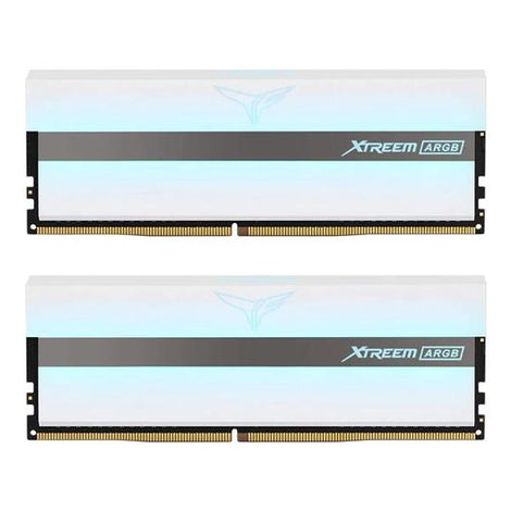TEAMGROUP T-Force XTREEM ARGB 16GB ( 8GB x 2 ) 3200MHz DDR4 RAM ( White ) ( CL16 )