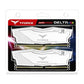 TEAMGROUP T-Force Delta RGB 32GB ( 16GB x 2 ) 3200MHz DDR4 RAM ( White ) ( CL16 ) - Mehta Brothers Shop