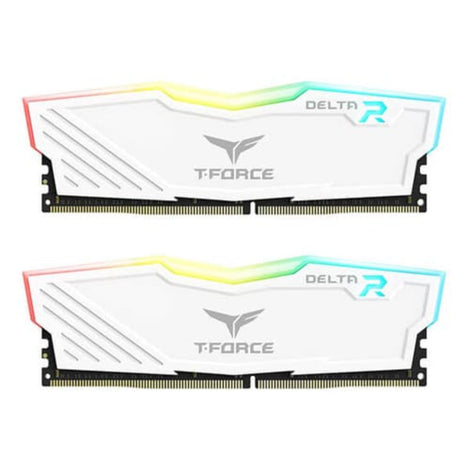 TEAMGROUP T-Force Delta RGB 32GB ( 16GB x 2 ) 3200MHz DDR4 RAM ( White ) ( CL16 )