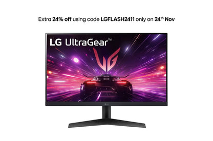 LG 24GS60F-B ULTRAGEAR 23.8 INCH FULL HD IPS GAMING MONITOR