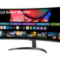 LG 34SR60QC-B 34-INCH MYVIEW SMART MONITOR WQHD CURVED SCREEN 100HZ WITH WEBOS