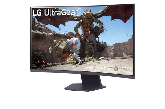 LG ULTRAGEAR 32GS60QC-B 32 INCH CURVED GAMING MONITOR