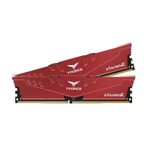TEAMGROUP T-Force Vulcan Z Series 8GB ( 8GB x 1 ) 3200MHz DDR4 RAM ( Red ) ( CL16 )