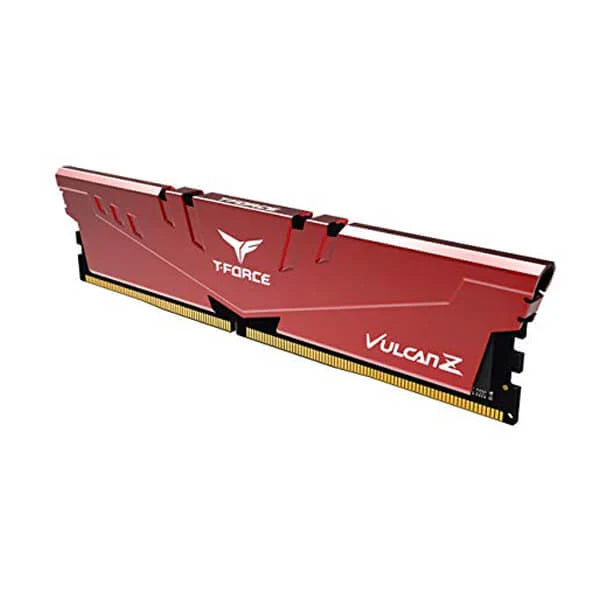 TEAMGROUP T-Force Vulcan Z 32GB ( 32GB x 1 ) 3600MHz DDR4 RAM ( Red ) ( CL18 )
