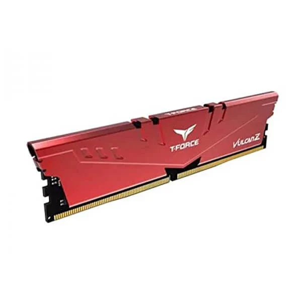 TEAMGROUP T-Force Vulcan Z 32GB ( 32GB x 1 ) 3600MHz DDR4 RAM ( Red ) ( CL18 )