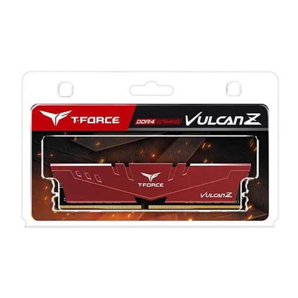 TEAMGROUP T-Force Vulcan Z 32GB ( 32GB x 1 ) 3600MHz DDR4 RAM ( Red ) ( CL18 )
