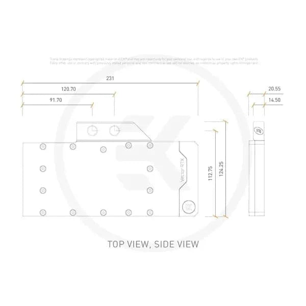 EK - Quantum Vector Trinity RTX 3080/3090 D-RGB - Nickel + Plexi