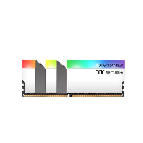 THERMALTAKE Toughram RGB 16GB ( 8GB x 2 ) 3600MHz DDR4 RAM ( White ) ( CL18 )