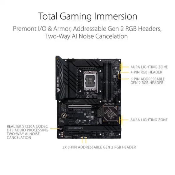 ASUS TUF Gaming Z790 Plus DDR4 Intel Motherboard
