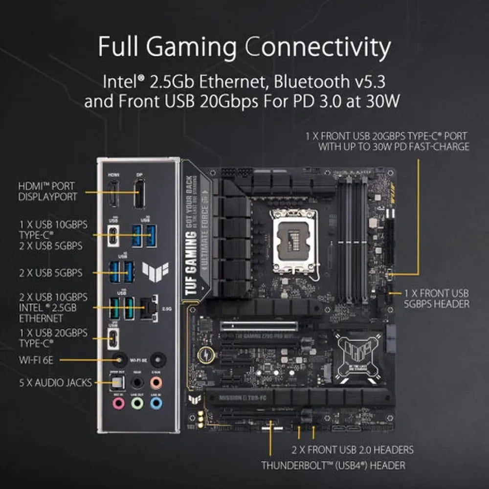 ASUS TUF Gaming Z790-Pro Wifi DDR5 Intel Motherboard