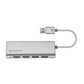 CADYCE USB 3.0 4-PORT HUB WITHOUT POWER ADAPTER CA-U34HPLUS