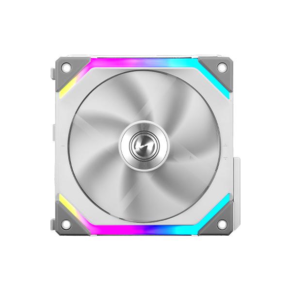 LIAN LI Uni Fan SL120 120mm ARGB Cabinet Fan (White) (Triple Pack)