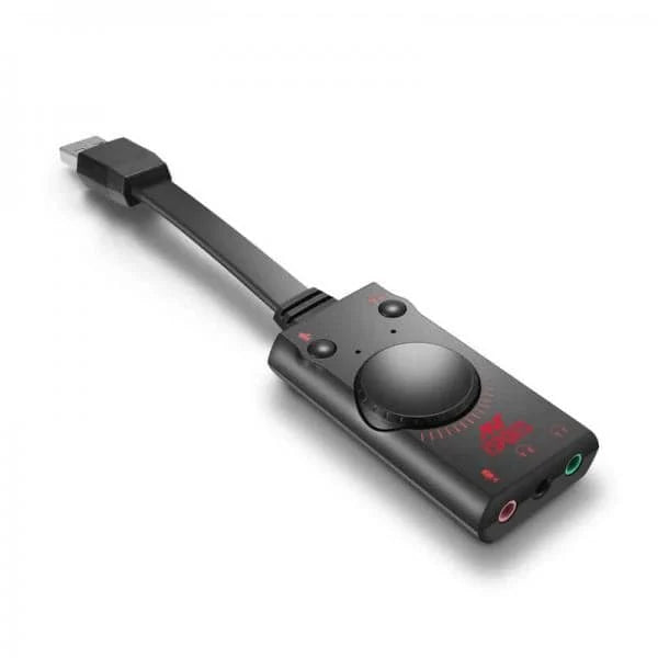 ANT ESPORTS 7.1 USB Sound Card (Black)
